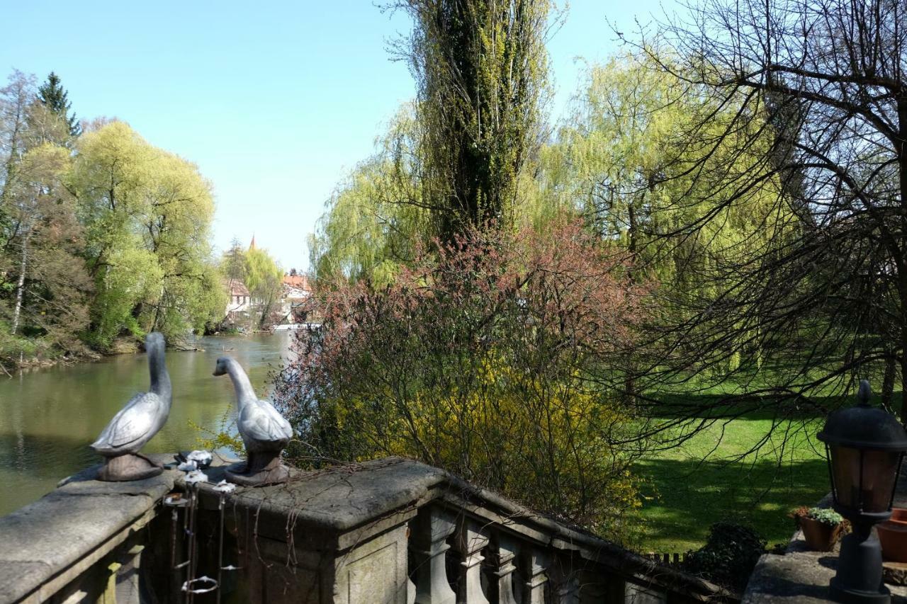 Ferienwohnung Villa Am Fluss Lauf an der Pegnitz Exterior foto